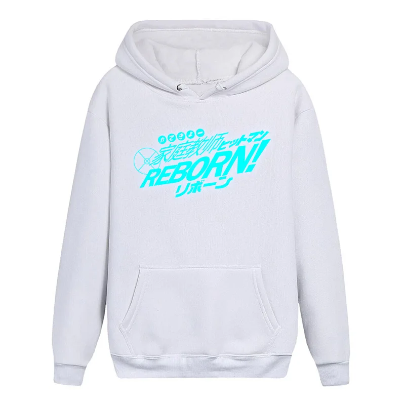 HITMAN REBORN! Новые осенние модные толстовки унисекс теплое хлопковое полиэстеровое пальто с капюшоном брендовые капюшоны свитшоты обычный размер xs-xxxl - Цвет: 11