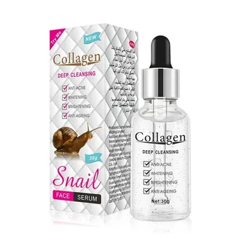 

30ml New Hot Extract Snail Serum Face Essence Anti Wrinkle Face Care Anti Aging Collagen Whitening Moisturizing Hyaluronic Acid