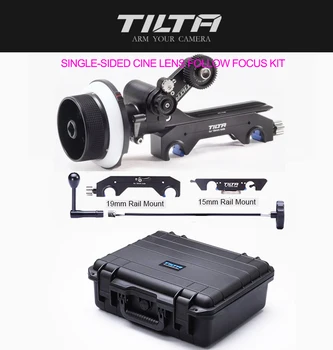 

TILTA Single-sided Cine Lens Follow Focus Kit FF-T05 with 15mm/19mm Rod Adapter for FS700 FS7 C300 RED ARRI Film Camera Rig Cage