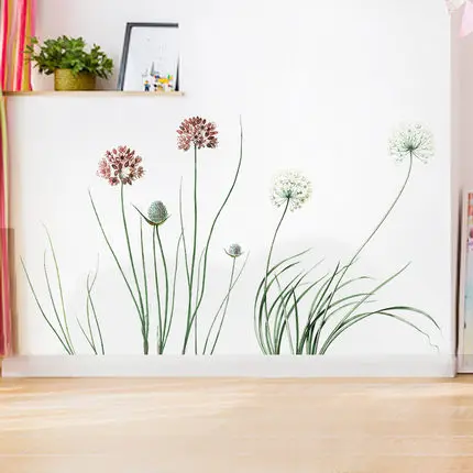 DIY 70*110 см цветок 3D обои ПВХ стикер на стену природа клей постер и принт картины для гостиной спальни стены искусства