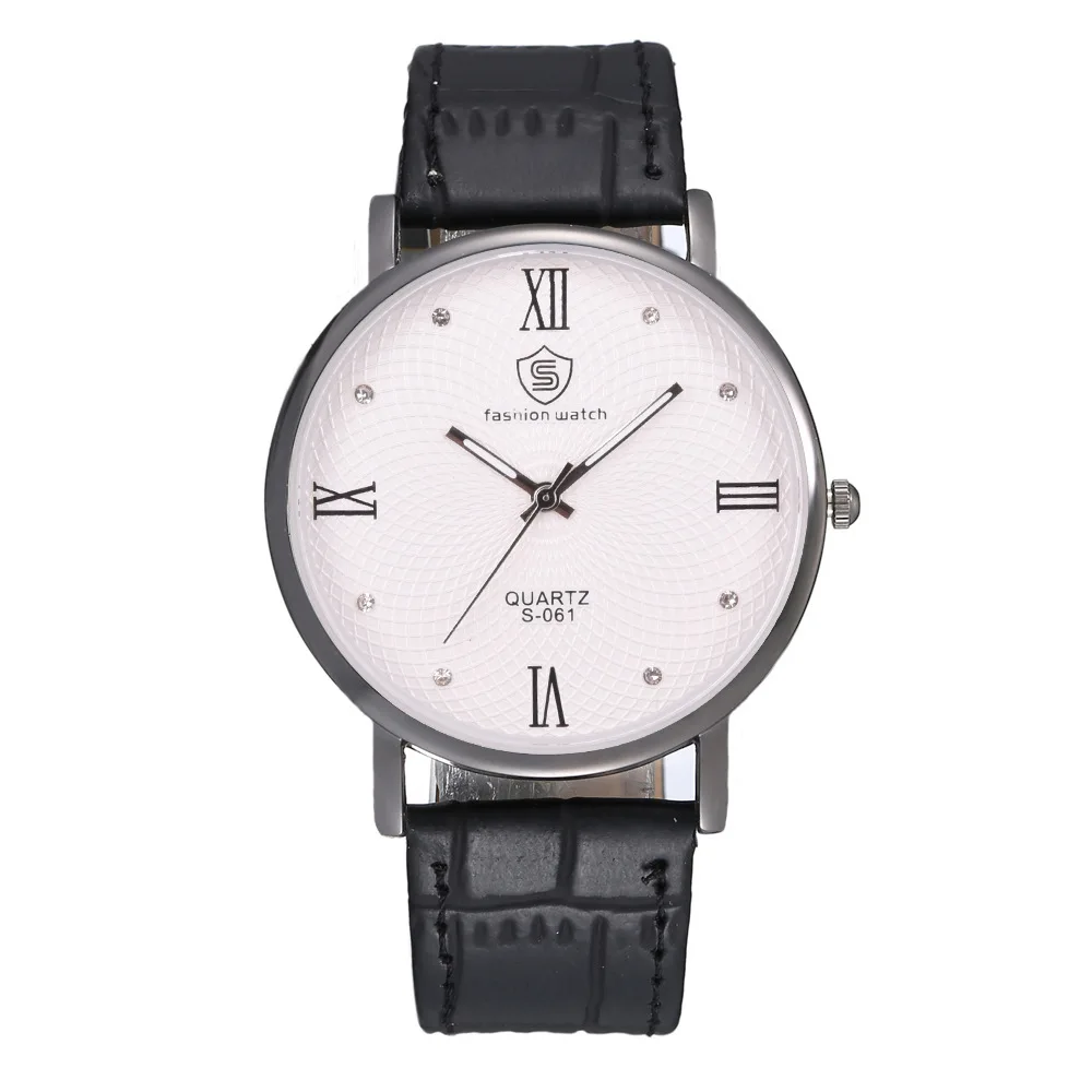 

New Style Men-Style Business Belt Watch Rome Measuring Quartz Watch Men's