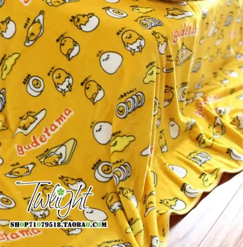 Gudetama ленивый яйцо король мультфильм милые подушки ручной грелки воздухопроницаемое одеяло три в одном