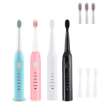 

Powerful Ultrasonic Sonic Electric Toothbrush USB Charge Rechargeable Tooth Brushes Washable Electronic Whitening Teeth Brush