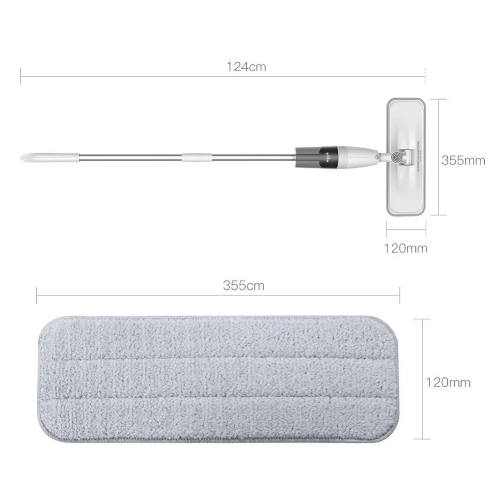 Xiaomi Deerma Spray Mop 360 Degree Rotating Handheld Mijia Water Spray Mop Home Cleaning Sweeper Mopping Dust Cleaner 