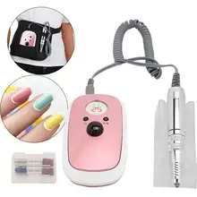 Маникюрные фрезы профессиональная насадка для ногтей, Электрический Фрезер для ногтей, вышлифовка, полирование кожаным кругом полировщик Маникюрный Инструмент 110-240V для маникюра