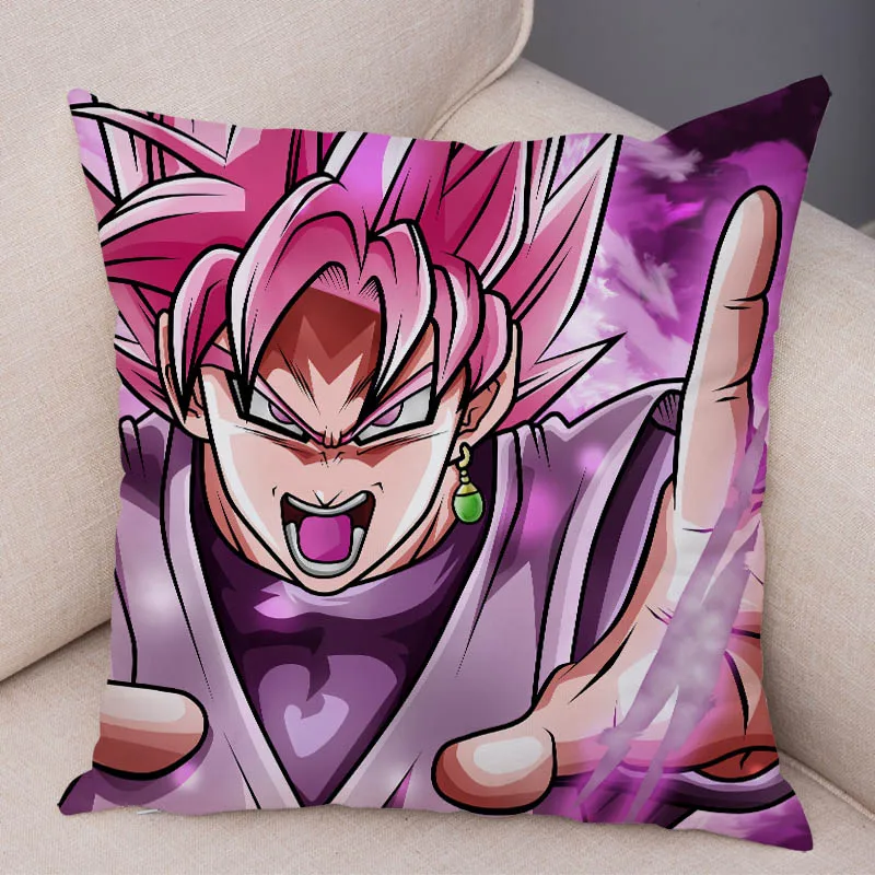 16 С рисунком из мультфильма «Жемчуг дракона Z сын Goku vegeta Broli наволочка плюшевые размером 45*45 см чехлы для диван, домашний декор Япония наволочка с аниме - Цвет: 16