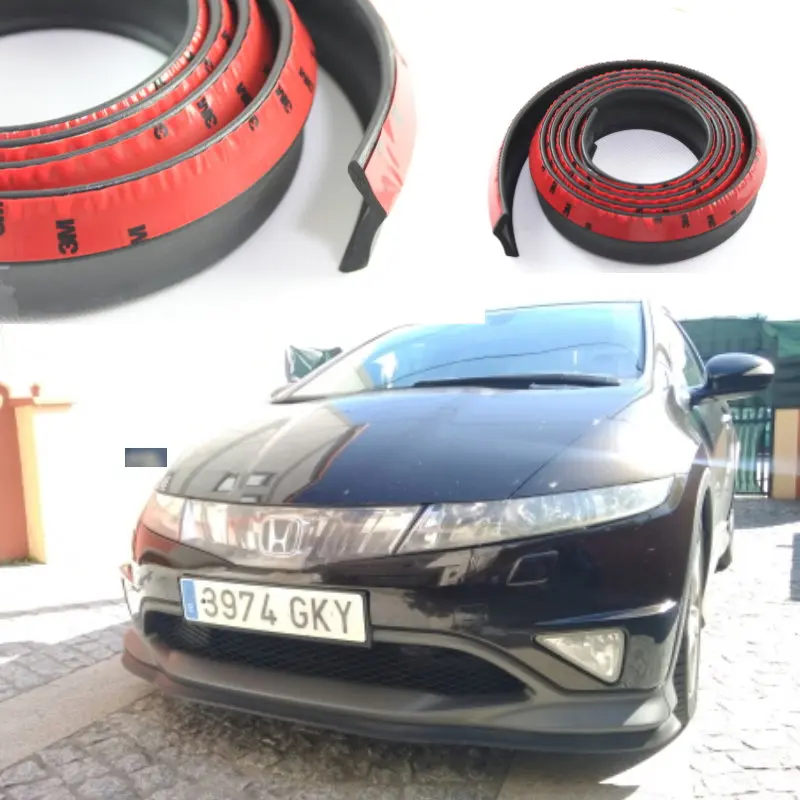 Для HONDA Accord City Civic Jazz Fit Freed 2008~ Onwork автомобильный бампер для губ обвес комплект передняя задняя юбка спойлер дефлектор Резиновая полоса