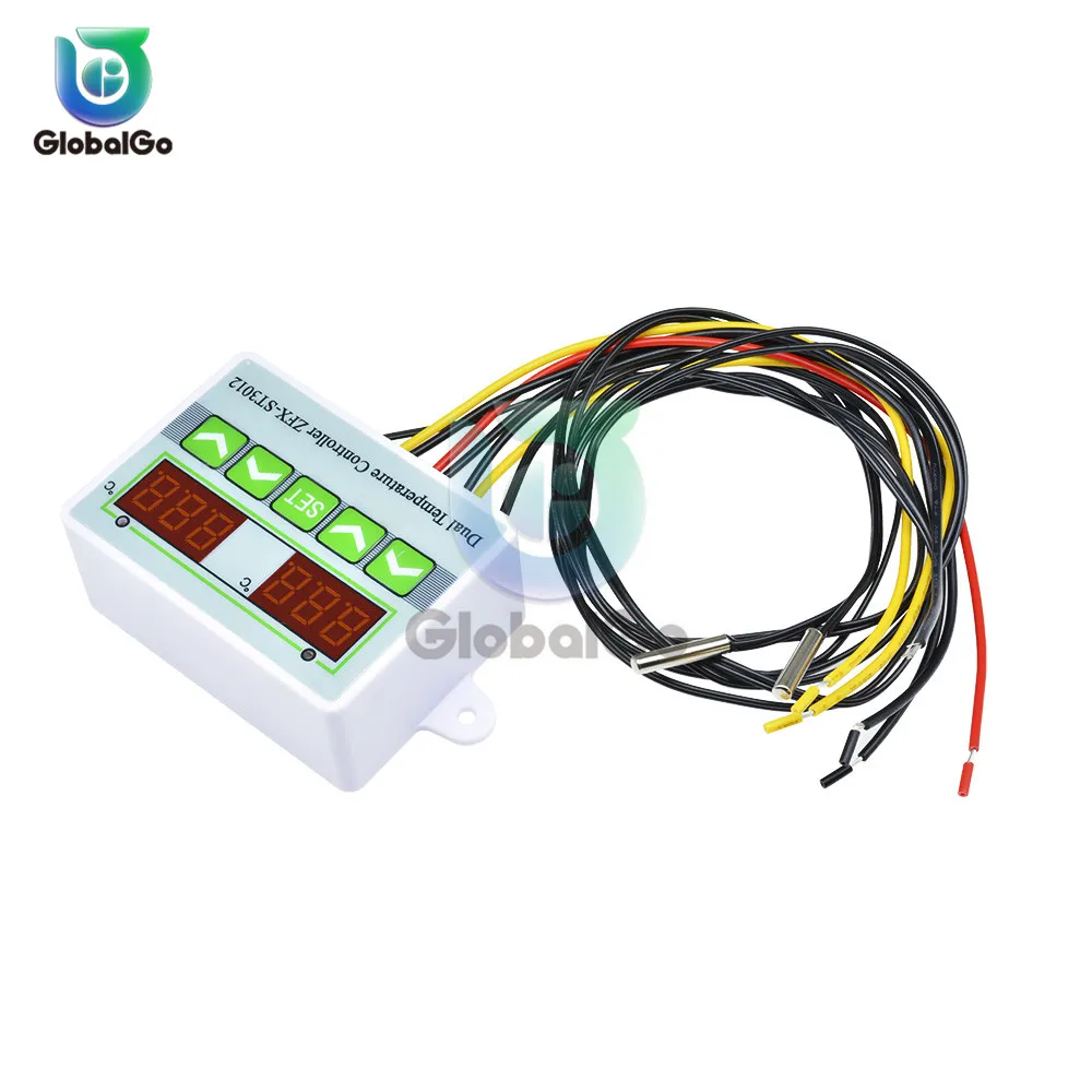 Temperature Controller Switch Temperature Correction Buzzer Alarm ST3012 Thermometer Thermostat For Air Conditioning Incubator