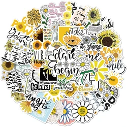 10/30/50Pcs Motivation Daisy Autocollants Graffiti Classique Jouets Moto Bagages à Roulettes Étanche Autocollants Enfants Jouets 