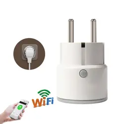 Coolcam Smart Plug EU поддержка Amazon Alexa Google Home, IFTTT пульт дистанционного управления WiFi переключатель мини розетка с функцией синхронизации