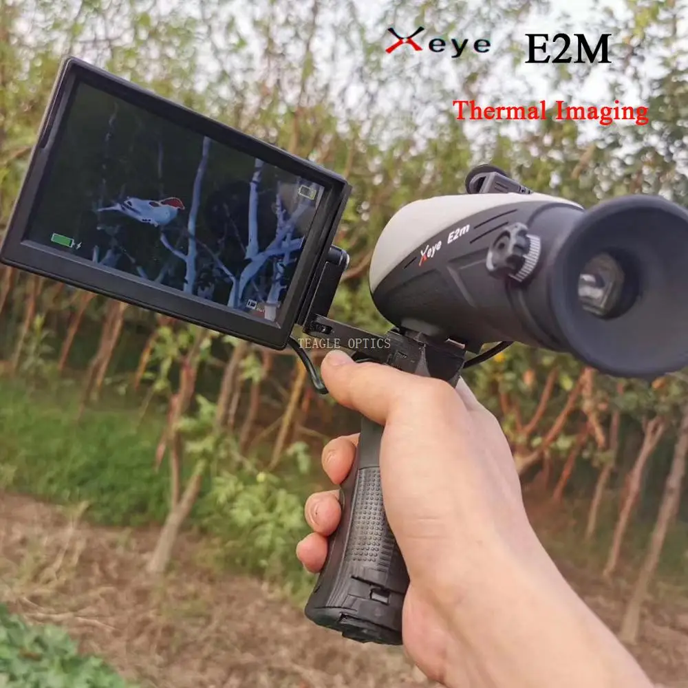 E2M thermal imaging Ручной IRAY E2M тепловизор ночного видения Монокуляр 50 Гц охотничий W/дальномер тепловизор 17мкм детектор оксида анадия - Цвет: E2M thermal imaging