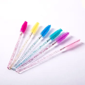 

Viplash 50/100pcs Disposable Eyelash Applicator Wands Curler Brush Set Mascara Eyebrow Spoolers Comb Wands Spoolies Brushes