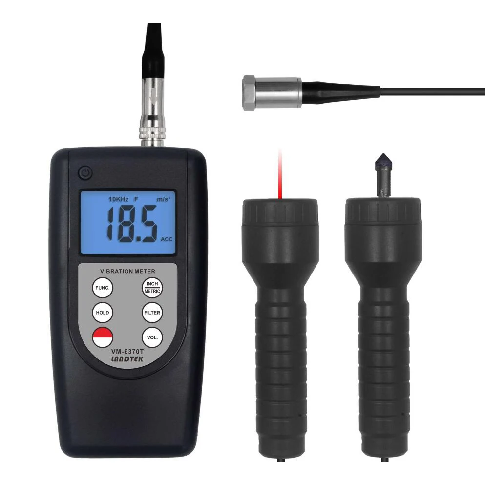 LANDTEK VM 6370T Professional Vibration Tachometer Used for Measuring