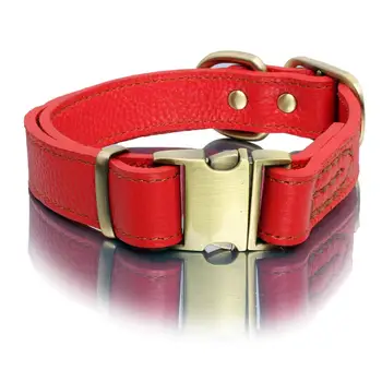 

Pet Collar Rope Red And Black Dog Collar Adjustable Length Collar Fashion Leather Comfortable And Durable The Metal Card Buckles