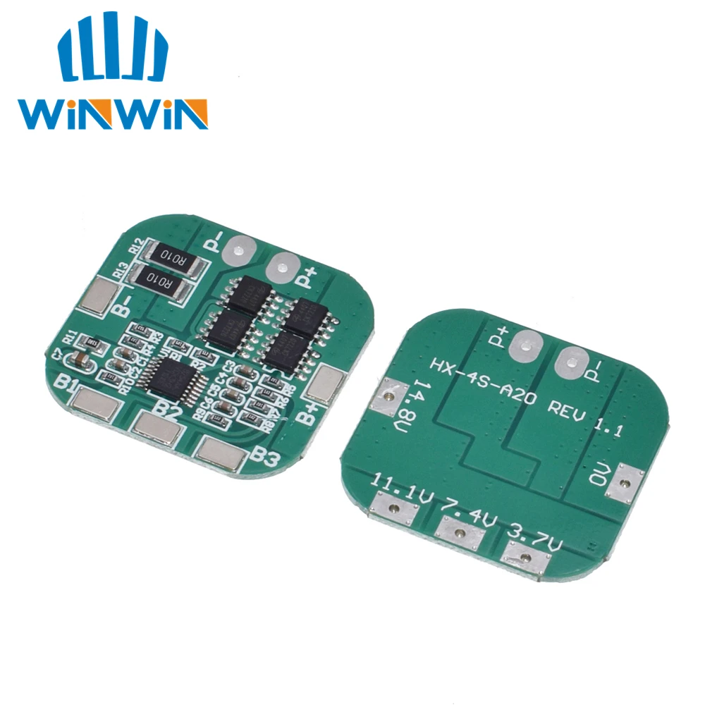 

4S 14.8V / 16.8V 20A peak li-ion BMS PCM battery protection board bms pcm for lithium LicoO2 Limn2O4 18650 li battery
