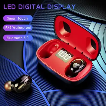 

S9 Bluetooth Earphone Wireless Gaming Headphone BT5.0 IPX5 Waterproof power display With Mic TWS Sport In-Ear Earbuds Headsets