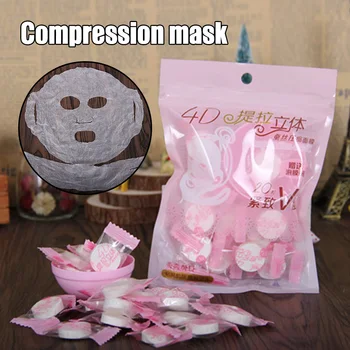 

2019 20PCS Compressed Facial Mask Sheet Beauty DIY Disposable Mask Paper Cotton Skin Care Wrapped Normal Thick