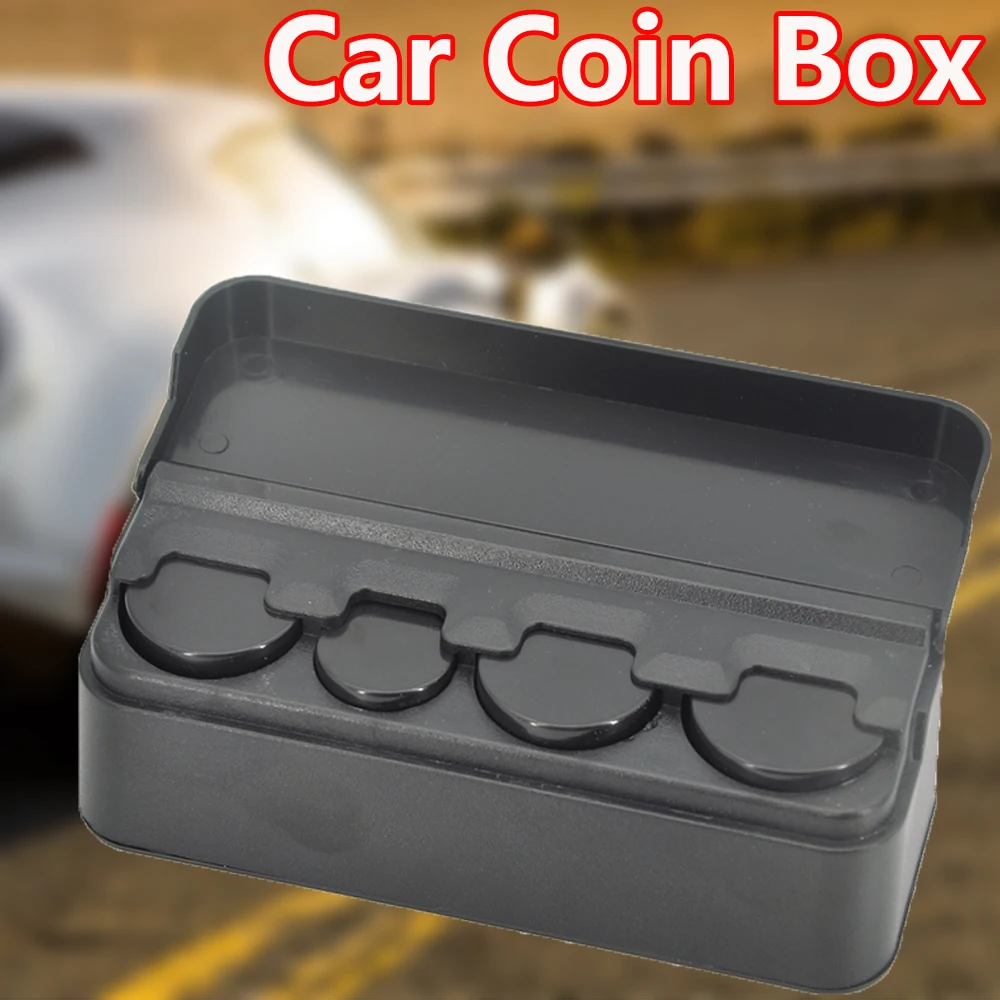 Coin Case Box For Car Change Organizer Universal Storage Money Holder