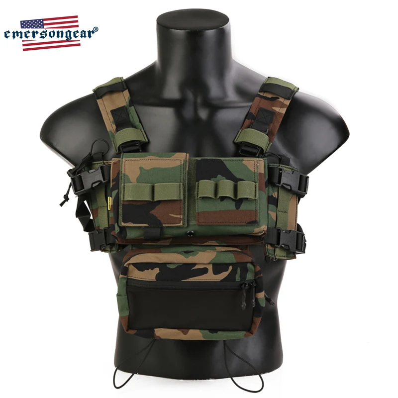 Emersongear Tactical MK3 Chest Rig For Plate Carrier Vest Micro Fight Hunting Airsoft Militar Army Mag Pouch Multicam Armor Gear | Спорт и