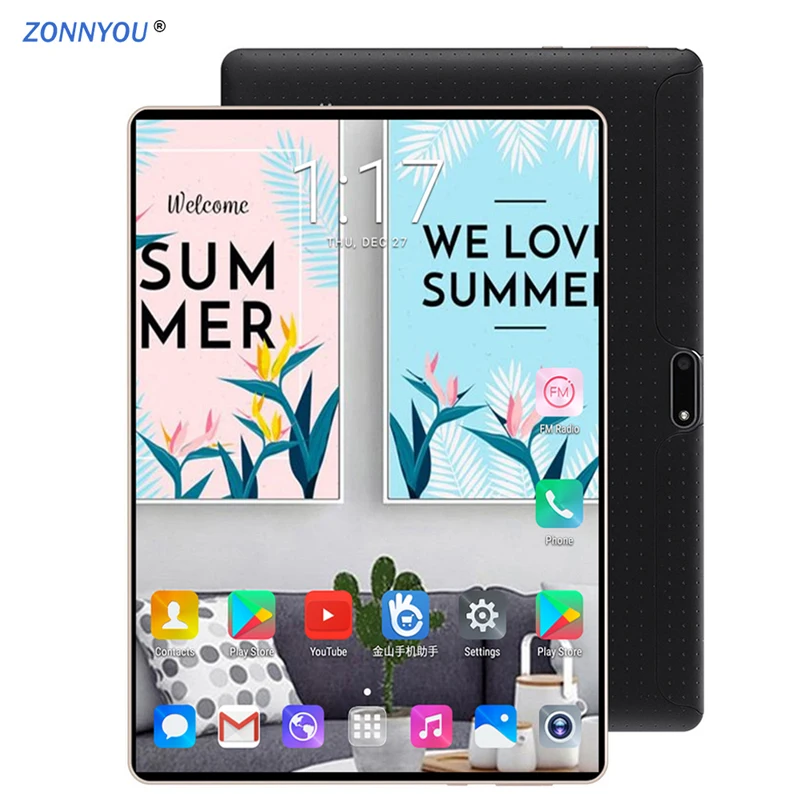  10.1 Tablet PC Android 7.0 3G LTE Octa Core 4 GB RAM 64 GB ROM Dual SIM Tarjetas IPS GPS Tablet PC 