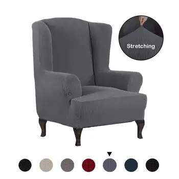 

Slipcover Armchair Cover Couch Cover Stretch Wing Chair Covers Wingback Armchair Protector Elastic Sofa Covers Furniture Cover
