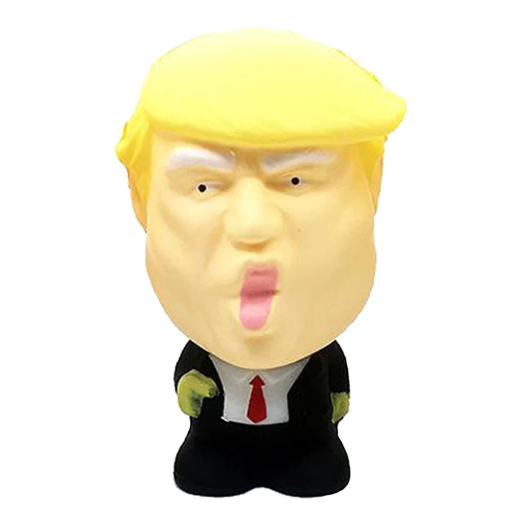 1pc Donald Trump Stress Squeezing Ball Jumbo Squishy Toy  Stress Relief Toys For Children Fun Joke Props Gift