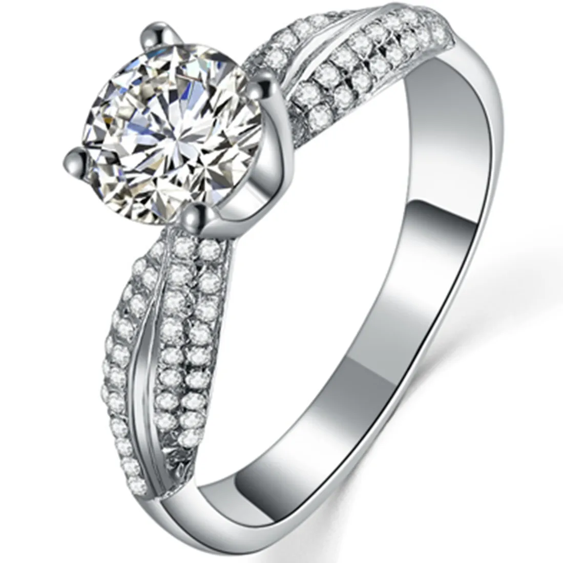 8,0 мм F VS1 тест положительное серебро 2CT Moissanite бриллиантовое кольцо супер люкс помолвка для женщин юбилейные ювелирные изделия 925