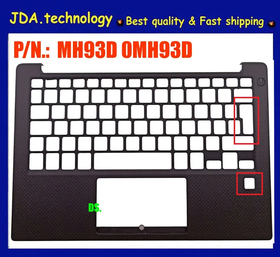Wellendorff Упор для рук для Dell XPS13 XPS 13 9350 9360 верхняя крышка Великобритании Клавиатура рамка 0MH93D MH93D