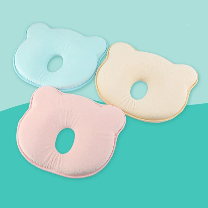 Soft Infant Newborn Baby Pillow Anti Flat Head with Animal Shape sleeping Support Pillows Baby Pillows Breathable   YKX005