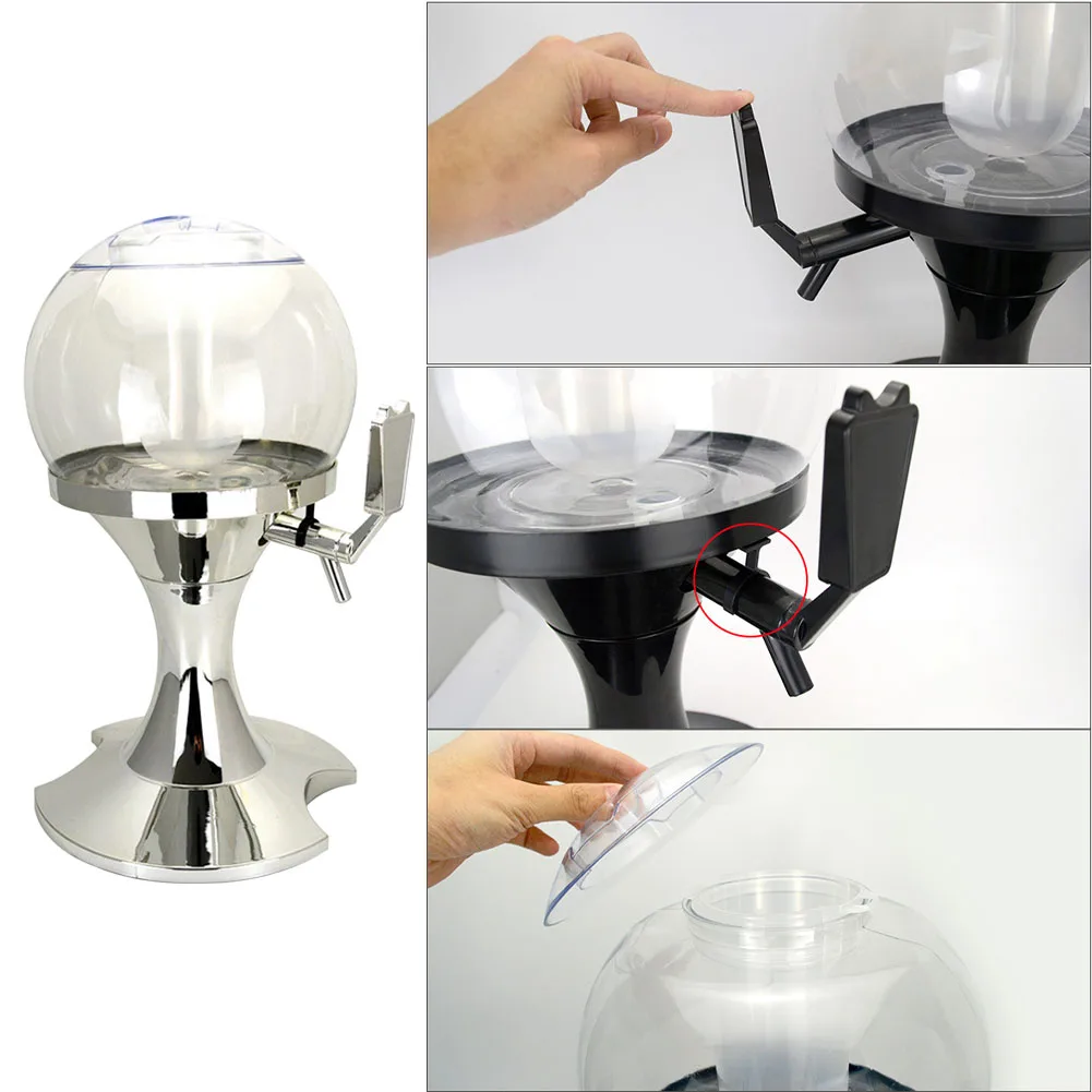 3.5L машина для производства льда, прочный портативный инструмент, диспенсер для напитков, практичная пластиковая пивная башня, Шариковая форма, бар