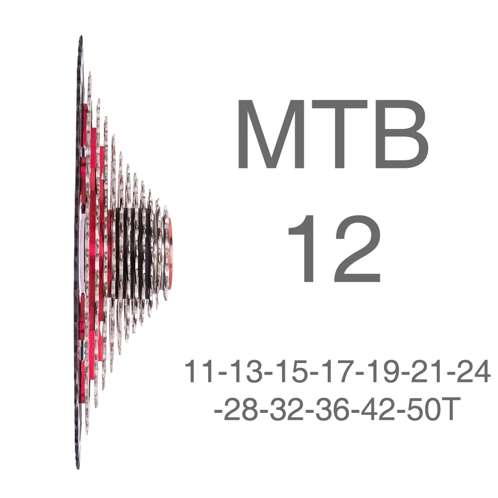 ZTTO 12s 11 50t кассета 12 Скоростей велосипед широкий коэффициент свободного хода MTB
