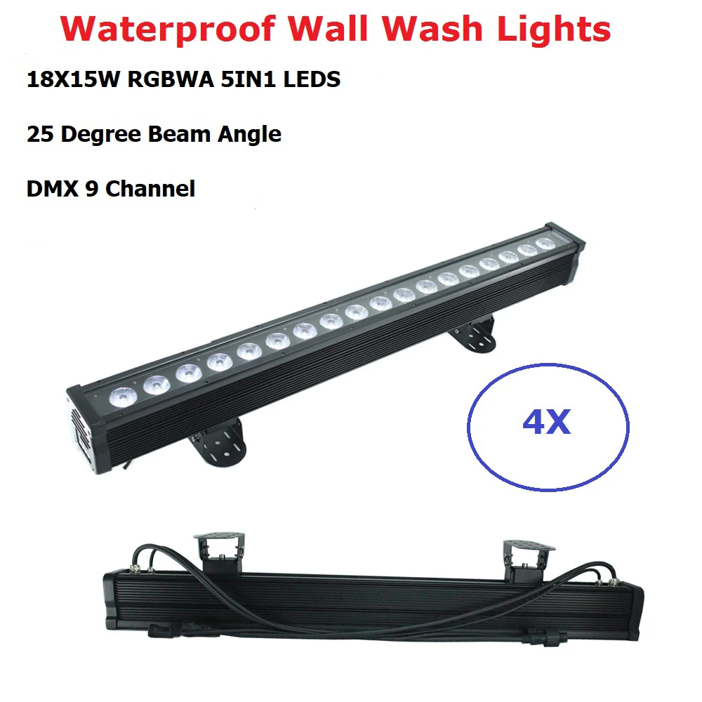 Уличный светильник ing 18X15W RGBWA 5в1 светодиодный настенный для бара s DMX Светодиодный