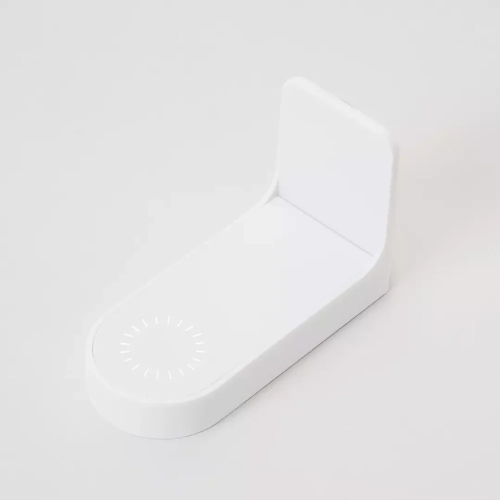 Белый Xiaomi HL Магнитная мыльница минималистский сильная Магнитная Адсорбция ABS Материал мыльницы вешалка для хранения медведь 3 кг - Цвет: Белый