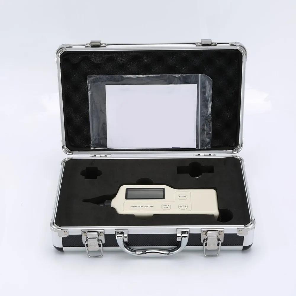 Handheld Digital Vibration Meter Analyzer VM-63A Vibrator Tester Vibrometer Acceleration/Velocity/Displacement Measurement