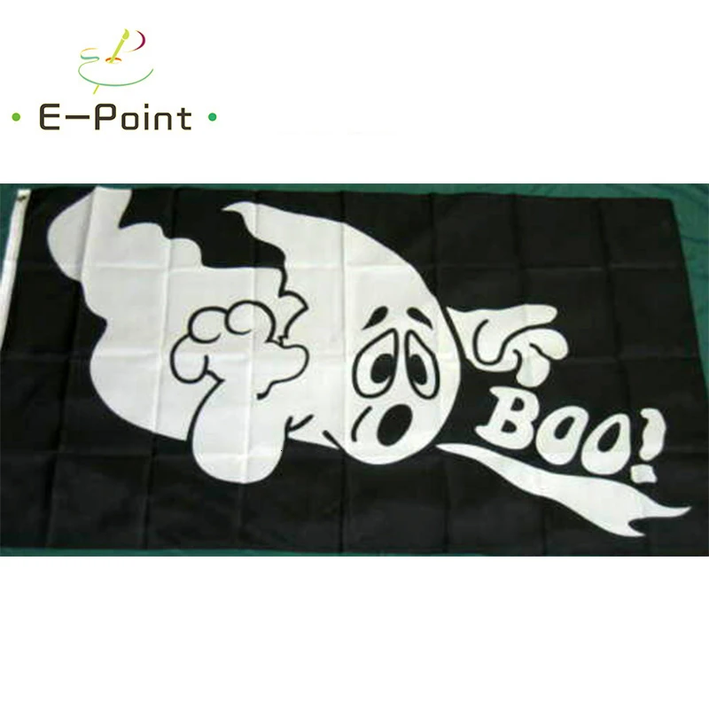 Ghost Halloween Flag Boo Ghosts 2ft*3ft(60*90cm) 3ft*5ft(90*150cm) Size Christmas Decorations for Home Flag Banner