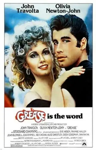 Смазка Оливия н Джон Траволта Шелковый плакат декоративной живописи