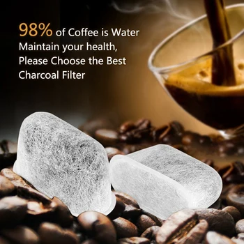 

18Pcs Coffee Pot Machine Water Filter Woven Bamboo Charcoal Activated Carbon Filter For Cuisinart Coffee Machine