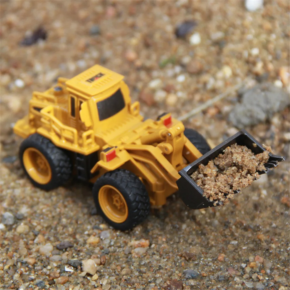 

RC Cars Dump truck Excavator Crane Emulational Engineering Vehicles Building Kids Toy Mixer Model Construction Mini Burrow funny