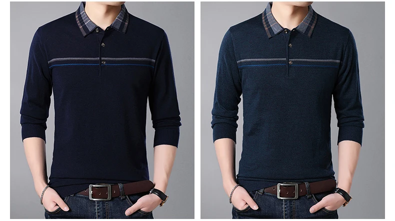 brand casual striped fitness long sleeve polo shirt men poloshirt jersey luxury mens polos tee shirts dress fashions 81017