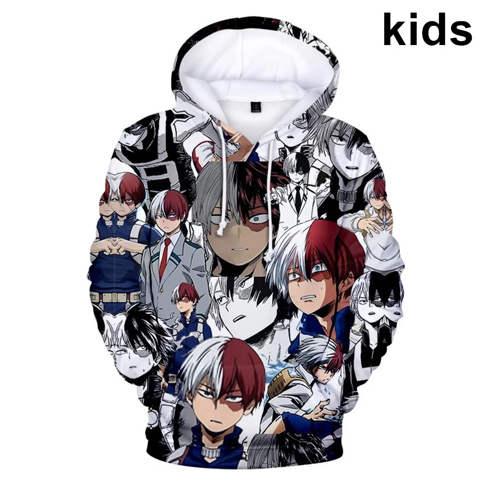 

3 To 14 Years Kids Hoodies My Hero Academia 3d Print Boys Girls Hoodie Boku No Hero Academia Cosplay Sweatshirt Children Clothes