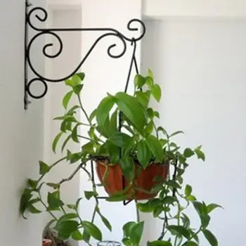

Bold Wrought Iron Flower Stand Wall Hanging Brackets Hooks Frame Hook Basket Bracket Flower Pot Bracket