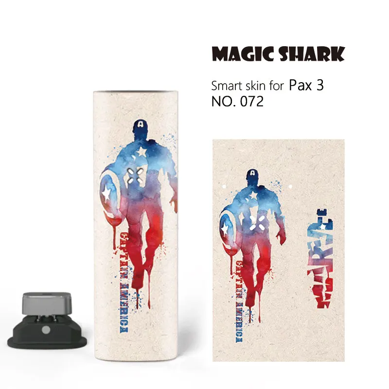Чехол Magic Shark Leaf Avengers Marvel V Vendetta с пленкой и наклейкой для Pax 3 Kit|Аксессуары| |