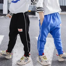 Новинка года; стильные универсальные детские брюки весенняя одежда для мальчиков детские брюки с маркировкой товары Amoy