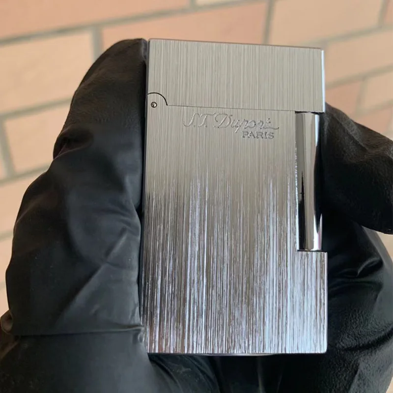Новая Винтажная яркая звуковая газовая зажигалка dupont, ветрозащитная медная Зажигалка для сигарет