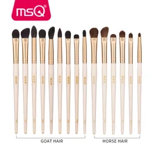 MSQ Pro Single Eyes Makeup Brushes Set Eyeshadow Concealer Blending Nose Multi-Function Make Up Brush Tool Kits Goat/Hose Hair MSQ Pro Single Eyes Makeup Brushes Set Eyeshadow Concealer Blending Nose Multi-Function Make Up Brush Tool Kits Goat/Hose Hair