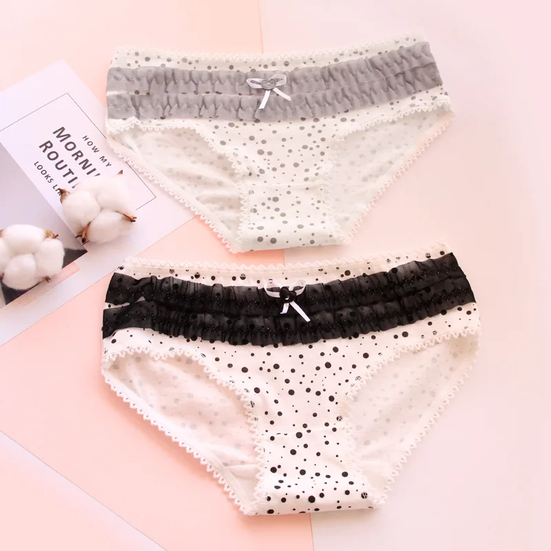 Новое поступление нижнее белье для молодых девушек 6 шт./пакет кружевные