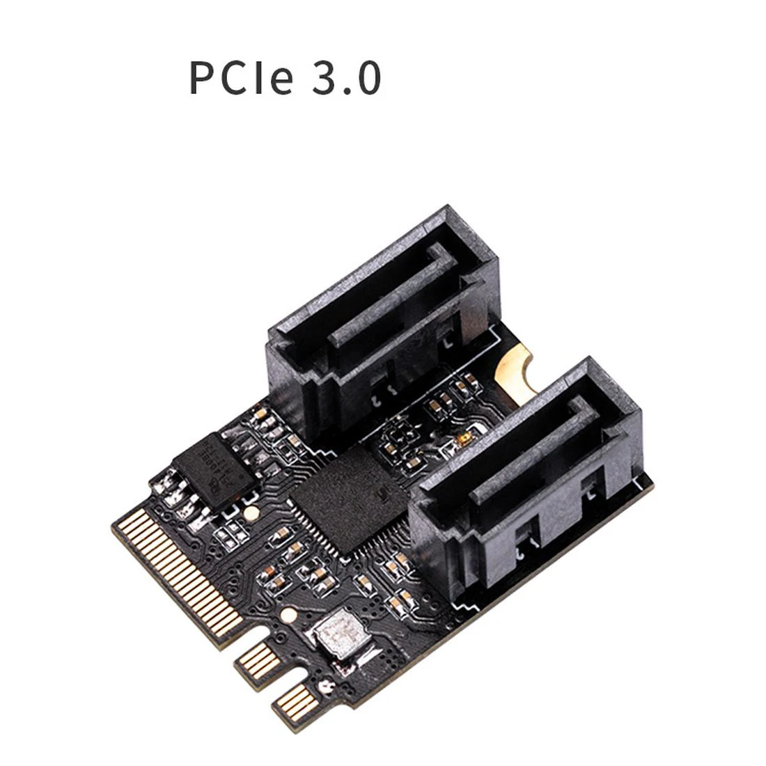 Бесплатная карта адаптера драйвера для M.2 Ngff Sata3 A + E ключ 2 портов SATA 6Gbp/s PCIe 3 0 шина