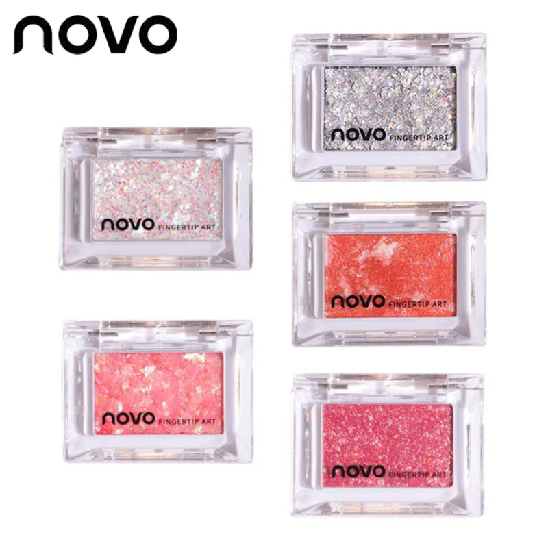 NOVO Eyeshadow Palette 10 Color Glitter Eye Shadow Brighten Long-lasting Eye Makeup NOVO Eyeshadow Palette 10 Color Glitter Eye Shadow Brighten Long-lasting Eye Makeup