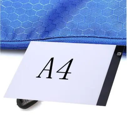 Dimmable A4 Led Light Pad,Tablet,Tools,Diamond Embroidery,Stencil Board USB Light Box Tracing Drawing Board Cable Zipper bag
