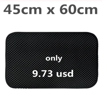 

45x60CMTrapping Mat Cat Litter Trapper Mat Double Layer Cat Litter Mats Scatter Control Waterproof and Urine Proof Trapper Mats